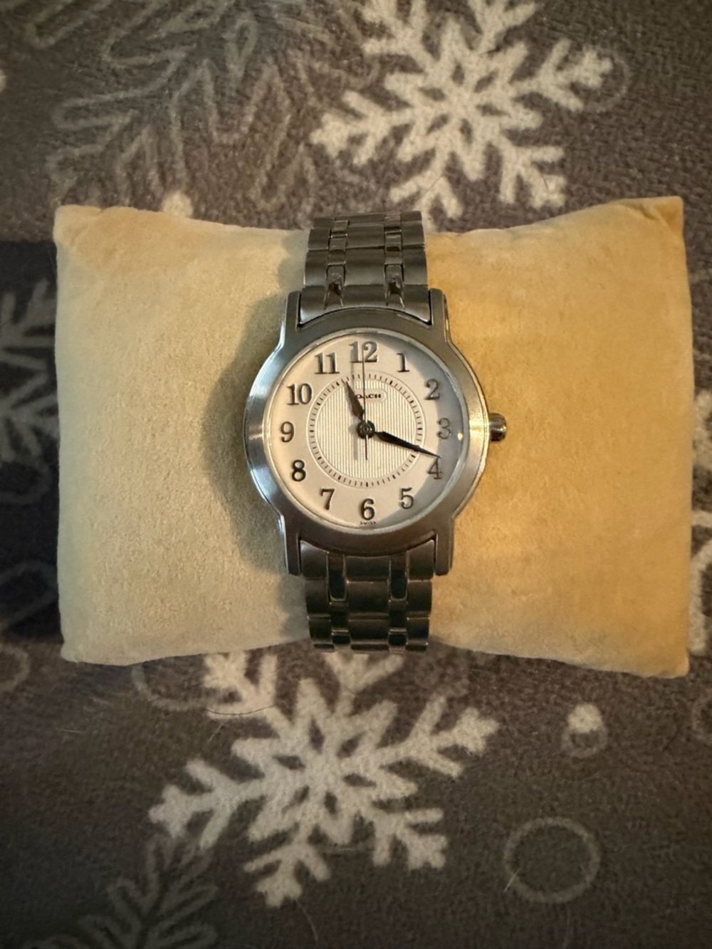 Stainless Steel Silver Tone Wrist Watch - Silver